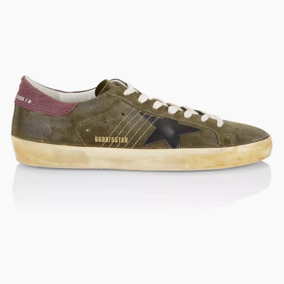 Golden Goose Super Star Gray Green Rare Color - Picture 1 of 13